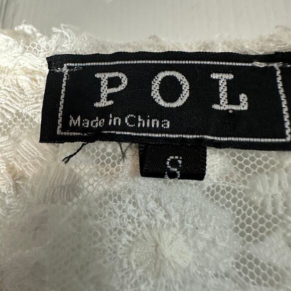 POL Boho Duster Cardigan – White – Size S - Picture 7 of 10